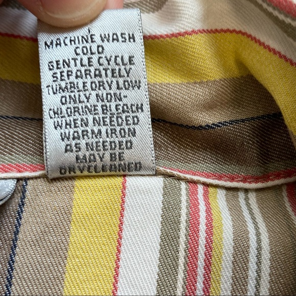 Chico's Striped Stretch Jacket Size L / 12 / Chico’s 2 - Picture 10 of 15